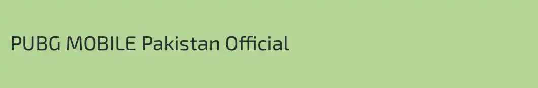 PUBG MOBILE Pakistan Official
